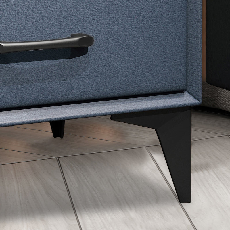 Contemporary Wooden Drawer Storage Bed Nightstand for Bedroom