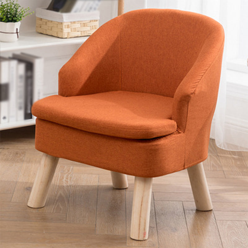 22.04"W*22.04"D Recessed Arms Chair with Basic Four Legs with Tight Back