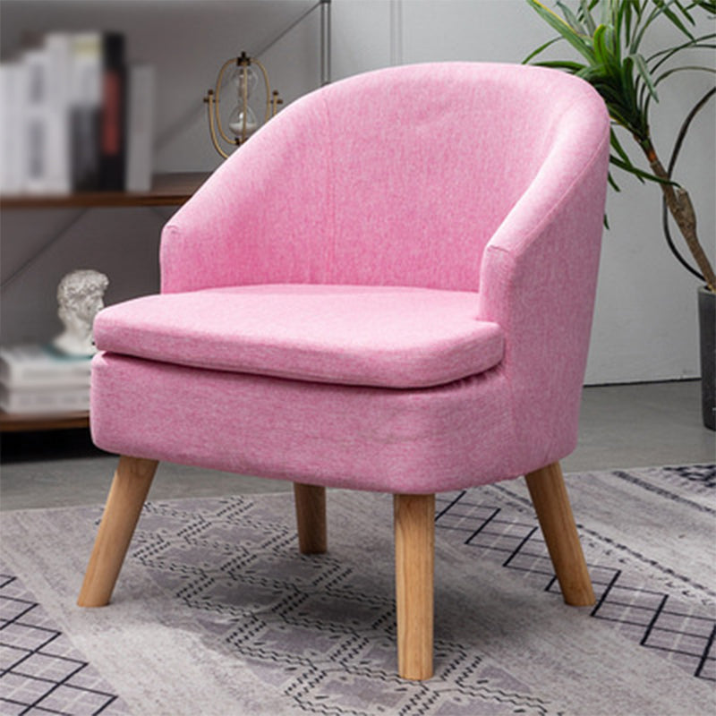 22.04"W*22.04"D Recessed Arms Chair with Basic Four Legs with Tight Back