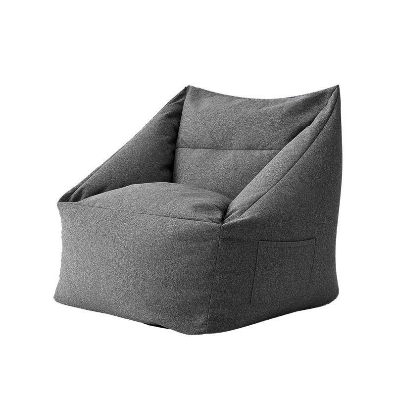 Linen Barrel Accent Chair 25.98" L x 25.98" W x 27.55" H Washable Chair with Storage