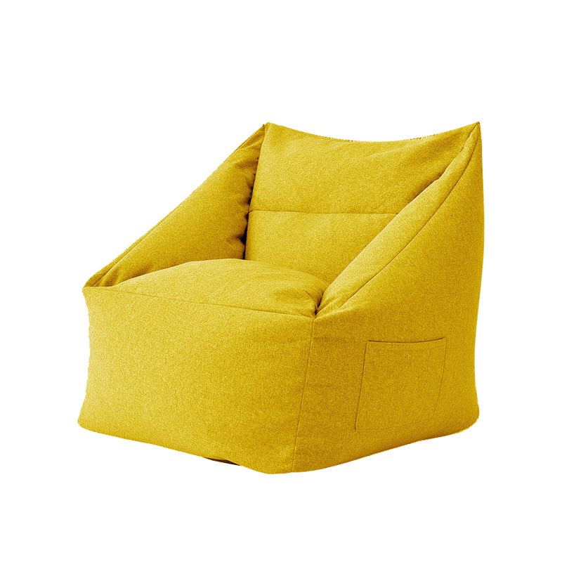 Linen Barrel Accent Chair 25.98" L x 25.98" W x 27.55" H Washable Chair with Storage