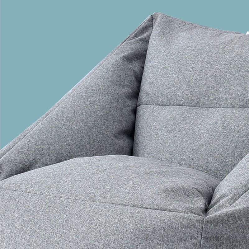 Linen Barrel Accent Chair 25.98" L x 25.98" W x 27.55" H Washable Chair with Storage