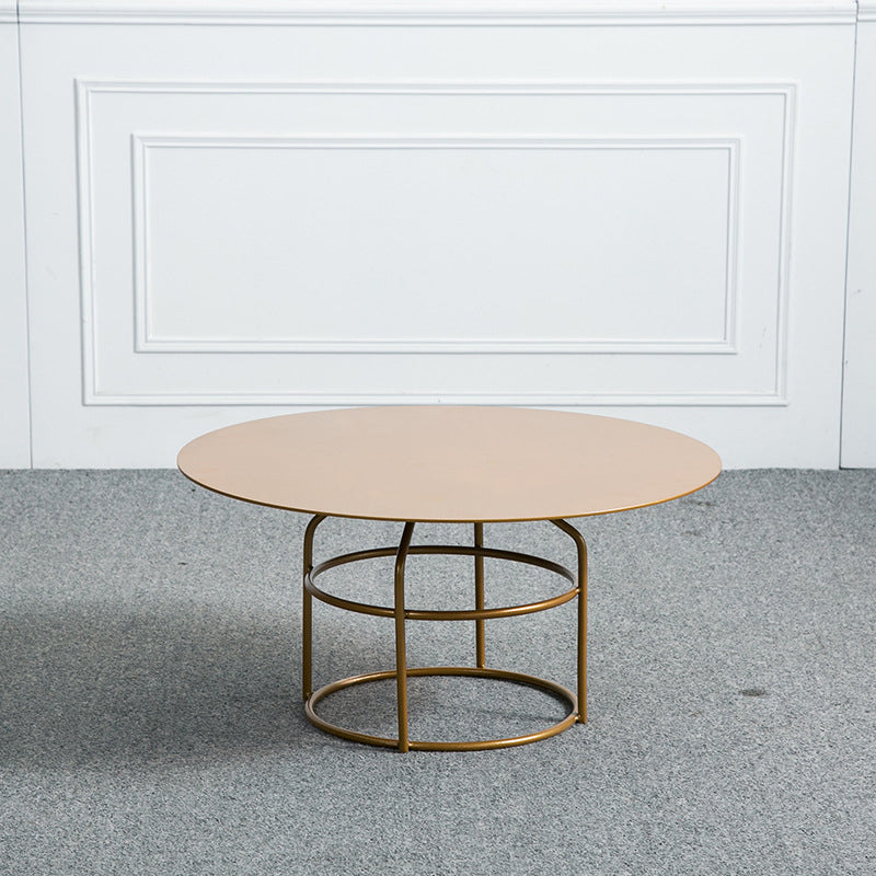 Frame 1 Coffee Table Contemporary Metal Round Cocktail Table