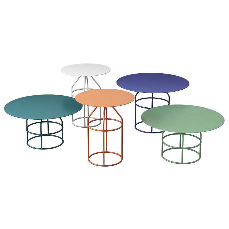 Frame 1 Coffee Table Contemporary Metal Round Cocktail Table