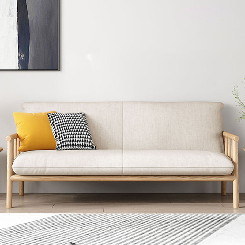 Modern Linen  Sofa 28.7"W Tight Back Sofa with Rolled Arm for Living Room