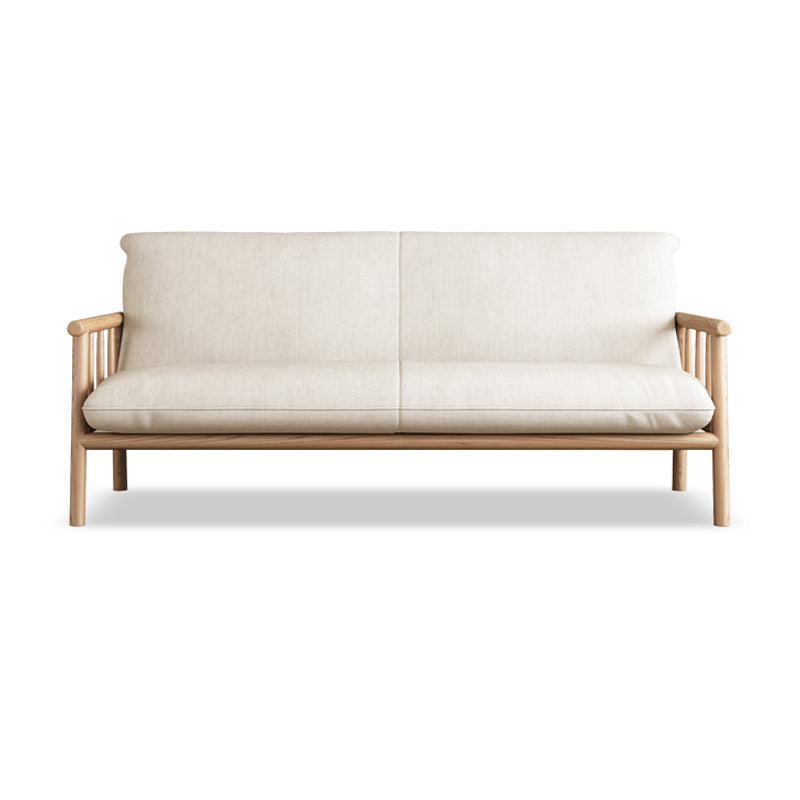 Modern Linen  Sofa 28.7"W Tight Back Sofa with Rolled Arm for Living Room