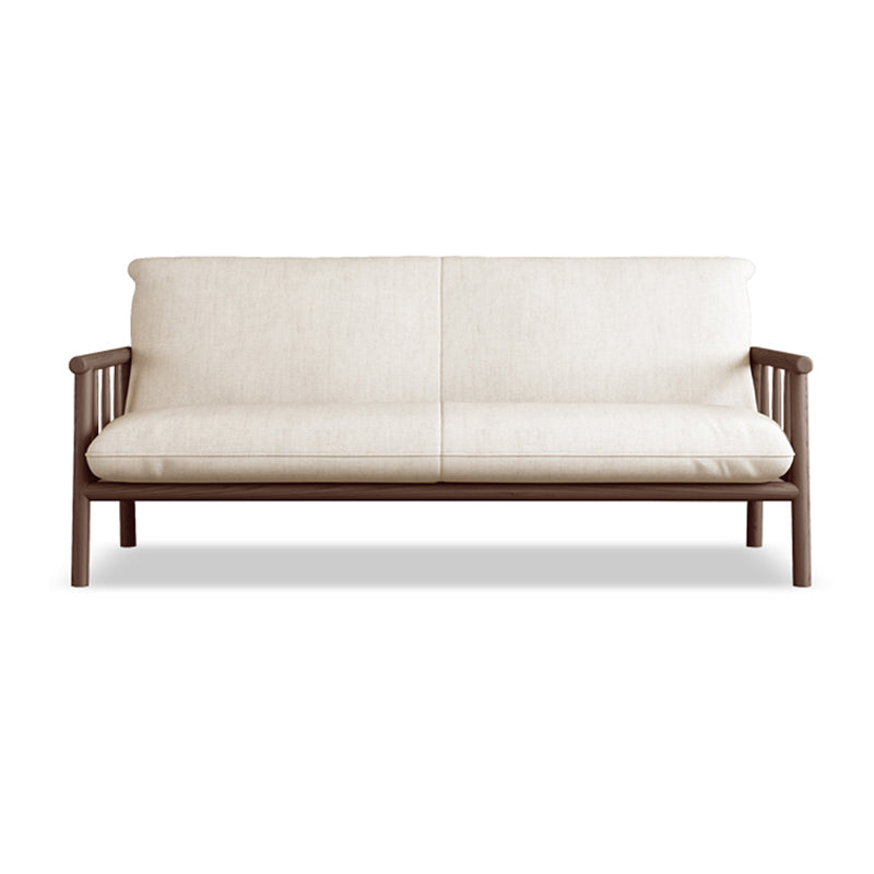 Modern Linen  Sofa 28.7"W Tight Back Sofa with Rolled Arm for Living Room