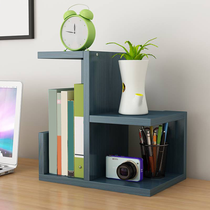 Scandinavian Style Bookshelf Open Back Wood Bookcase for Office