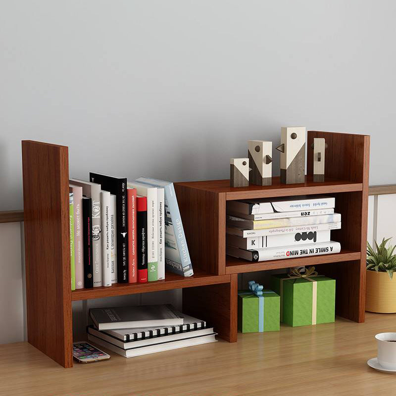 Scandinavian Style Bookshelf Open Back Wood Bookcase for Office