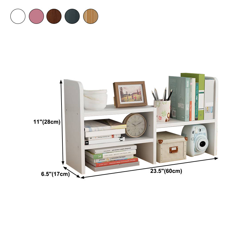 Scandinavian Style Bookshelf Open Back Wood Bookcase for Office