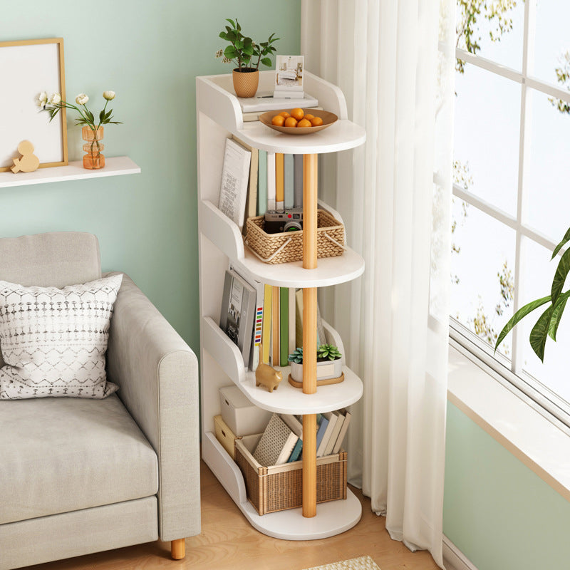 Scandinavian Bookshelf Engineered Wood Shelf Bookcase for Office