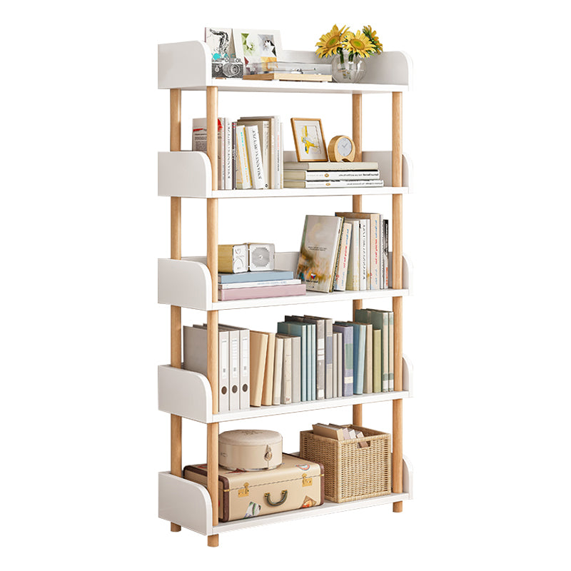 Scandinavian Bookshelf Engineered Wood Shelf Bookcase for Office