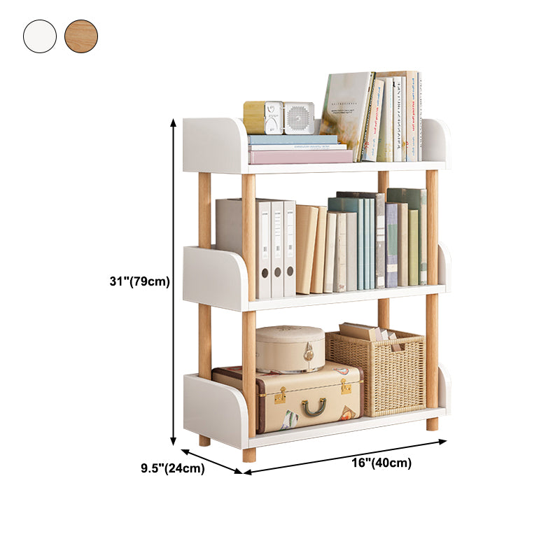 Scandinavian Bookshelf Engineered Wood Shelf Bookcase for Office