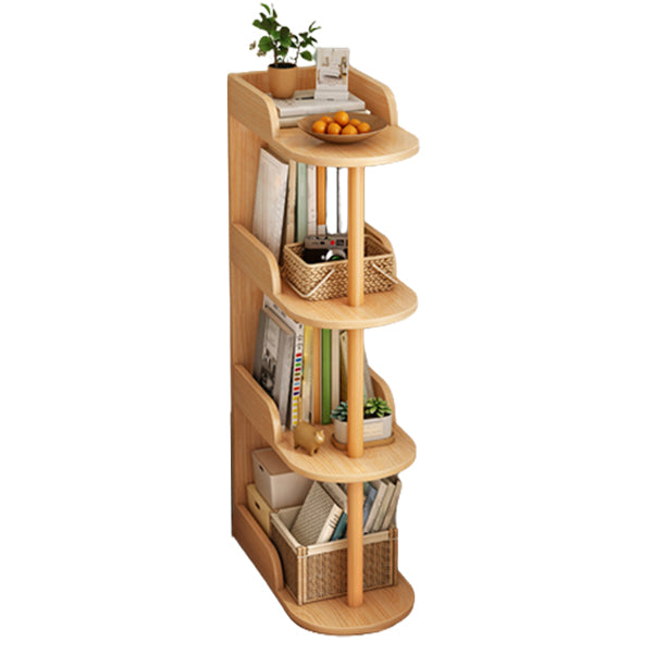 Engineered Wood Shelf Bookcase Scandinavian Bookshelf for Office