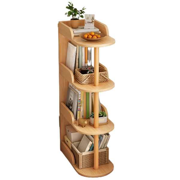 Engineered Wood Shelf Bookcase Scandinavian Bookshelf for Office