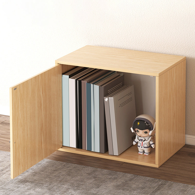 Wood Bookcase Scandinavian Bookshelf, 13.78" L x 9.45" W x 13.78" H