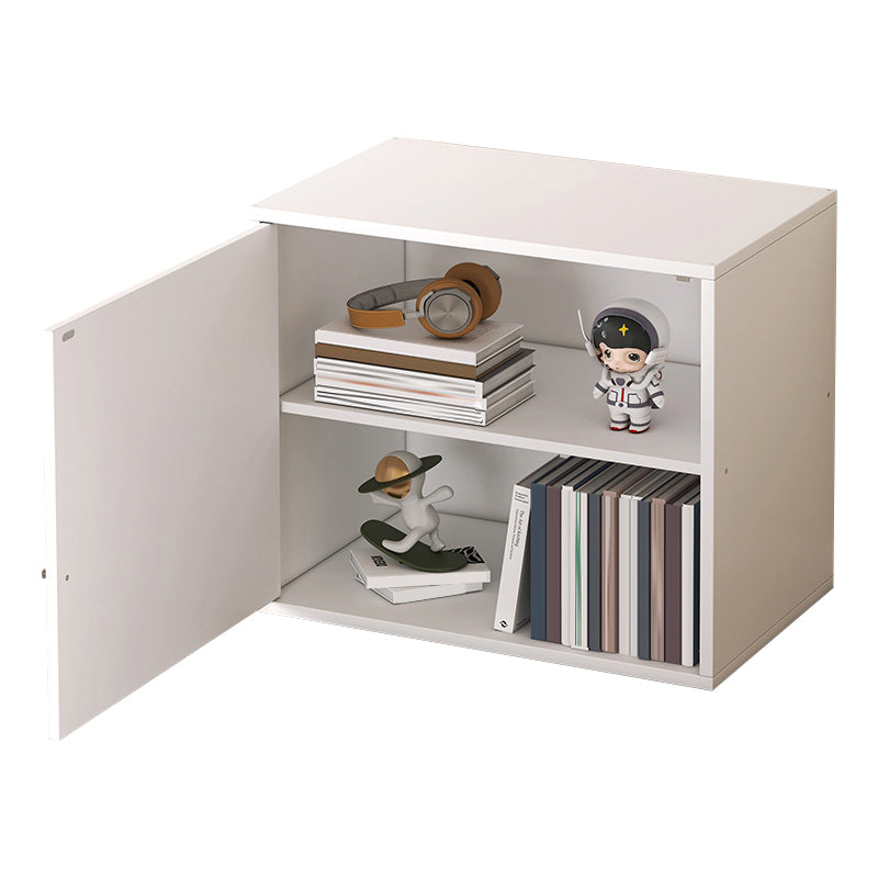 Wood Bookcase Scandinavian Bookshelf, 13.78" L x 9.45" W x 13.78" H