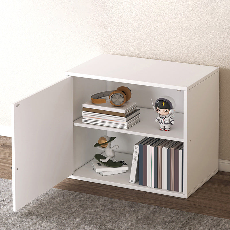 Wood Bookcase Scandinavian Bookshelf, 13.78" L x 9.45" W x 13.78" H