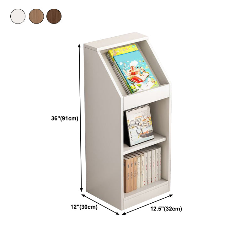 Closed Back Bookcase Standard Shelf Bookcase for Home Office