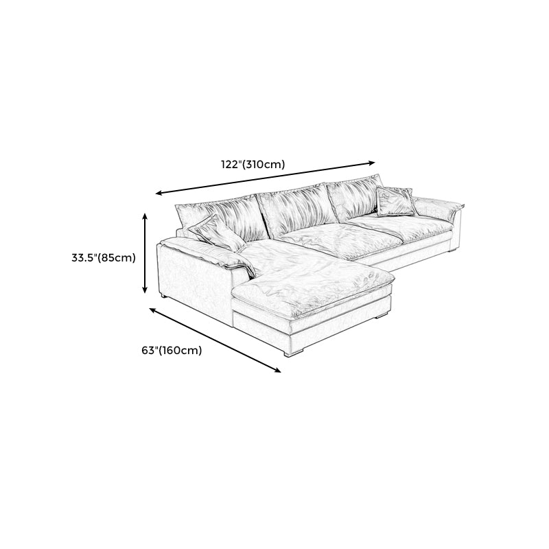 Black Faux Leather Pillow Top Arm Sofa/Sectionals with Stain-Resistant