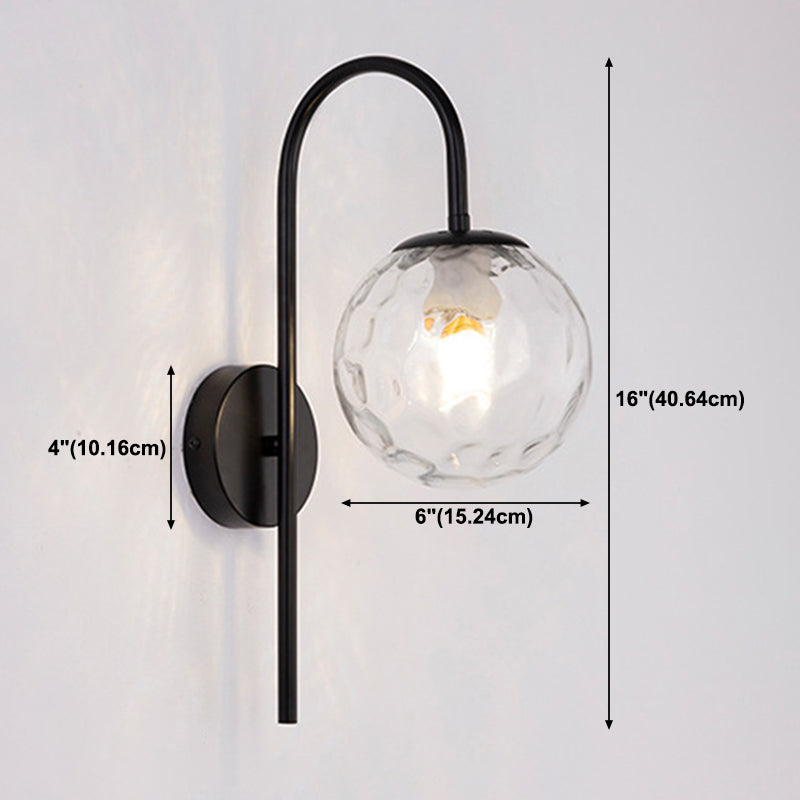 Modern Wall Lamp Household Glass Wall Mount Lighting for Sitting Room