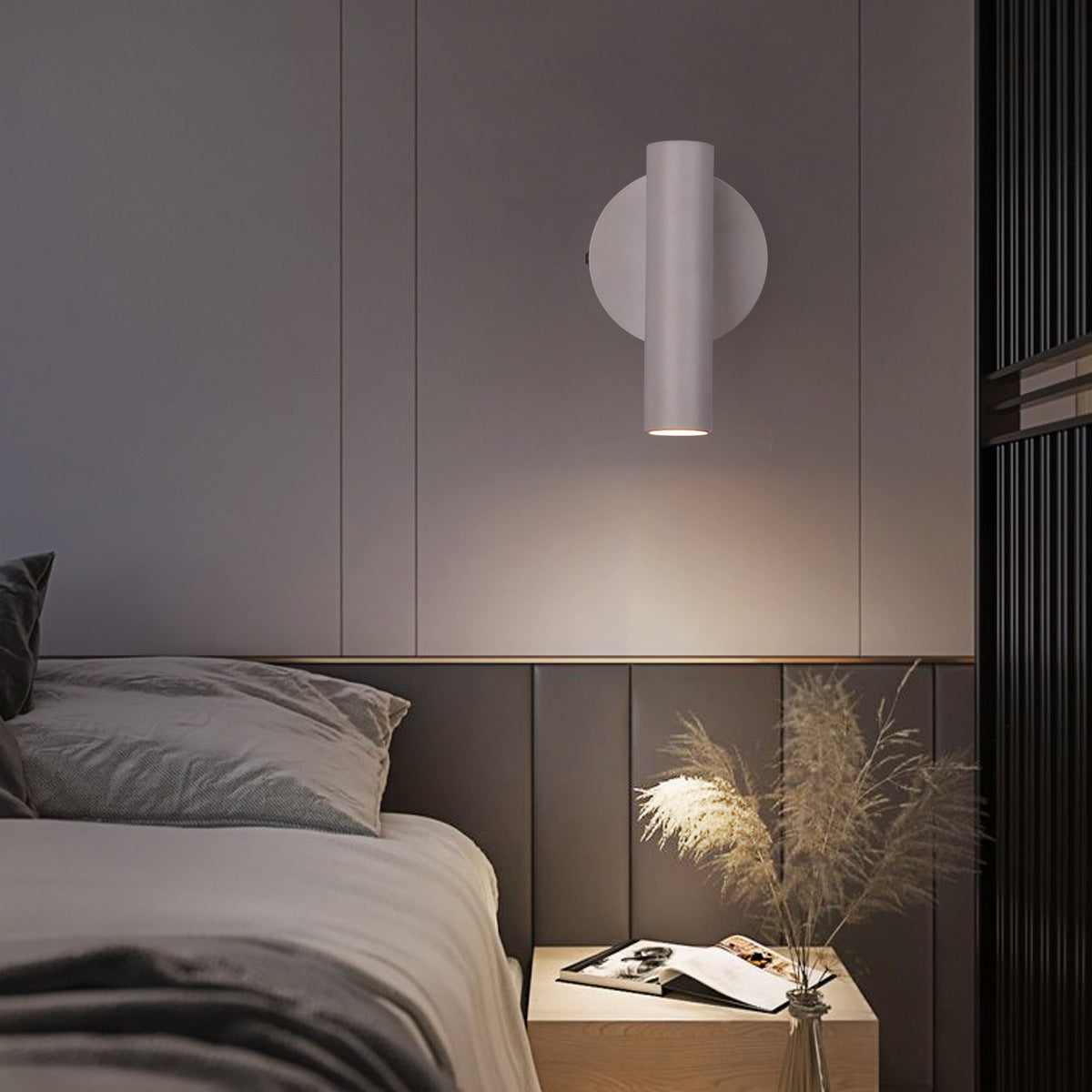 Reading Wall Lamp Nordic Style Metal Wall Mount Lighting in Metal Shade