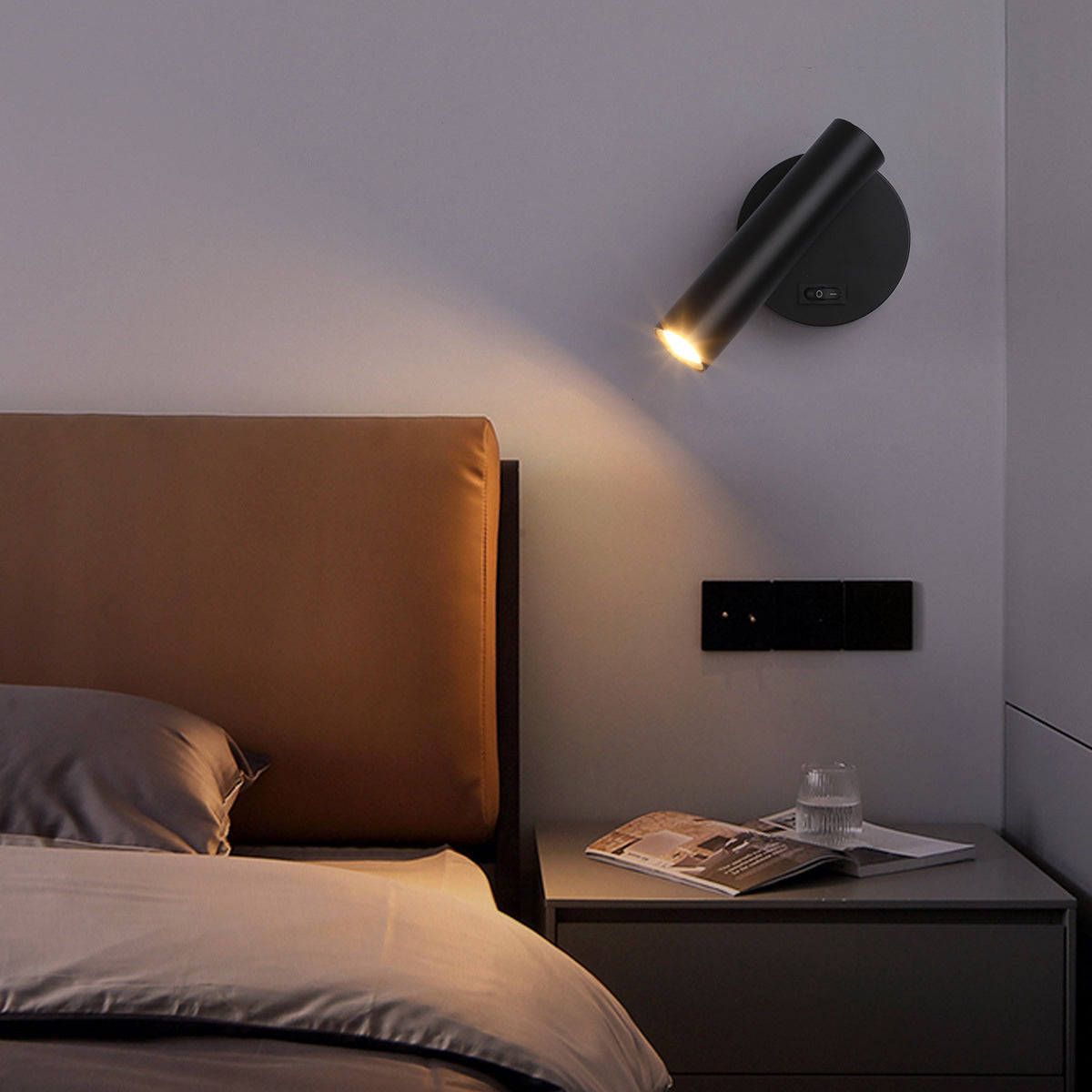 Reading Wall Lamp Nordic Style Metal Wall Mount Lighting in Metal Shade