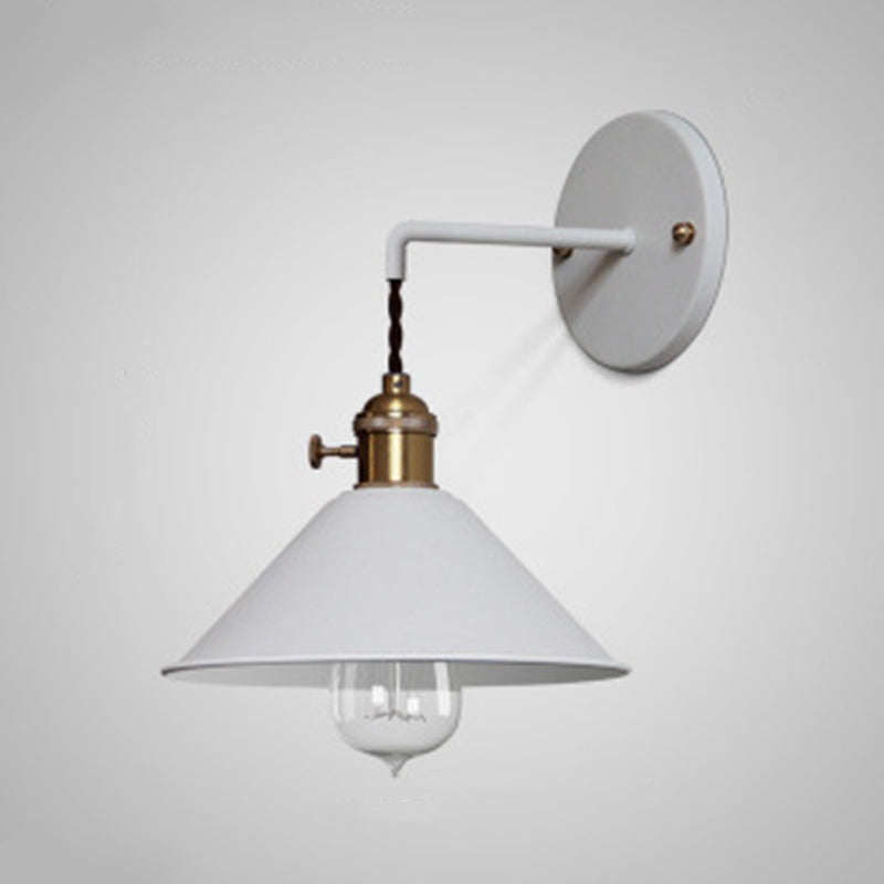 Modern Style Tapered Wall Sconces Metal 1 Light Wall Lighting Fixtures