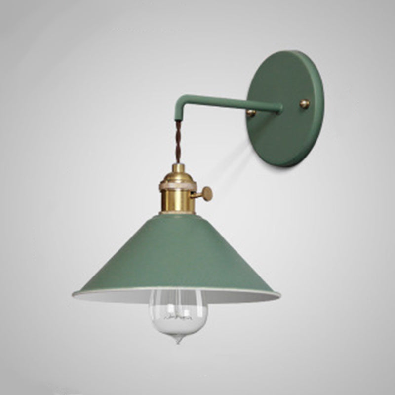 Modern Style Tapered Wall Sconces Metal 1 Light Wall Lighting Fixtures