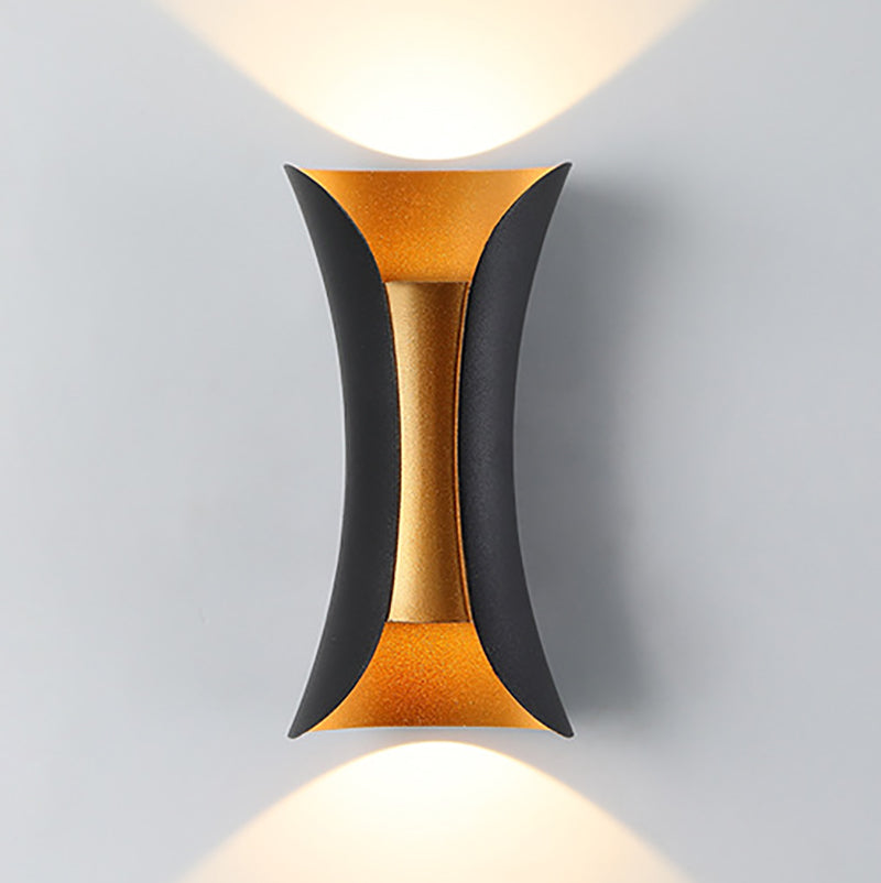 Modern Wall Washer Lighting Minimalist Metallic LED Wall Sconce for Sitting Room