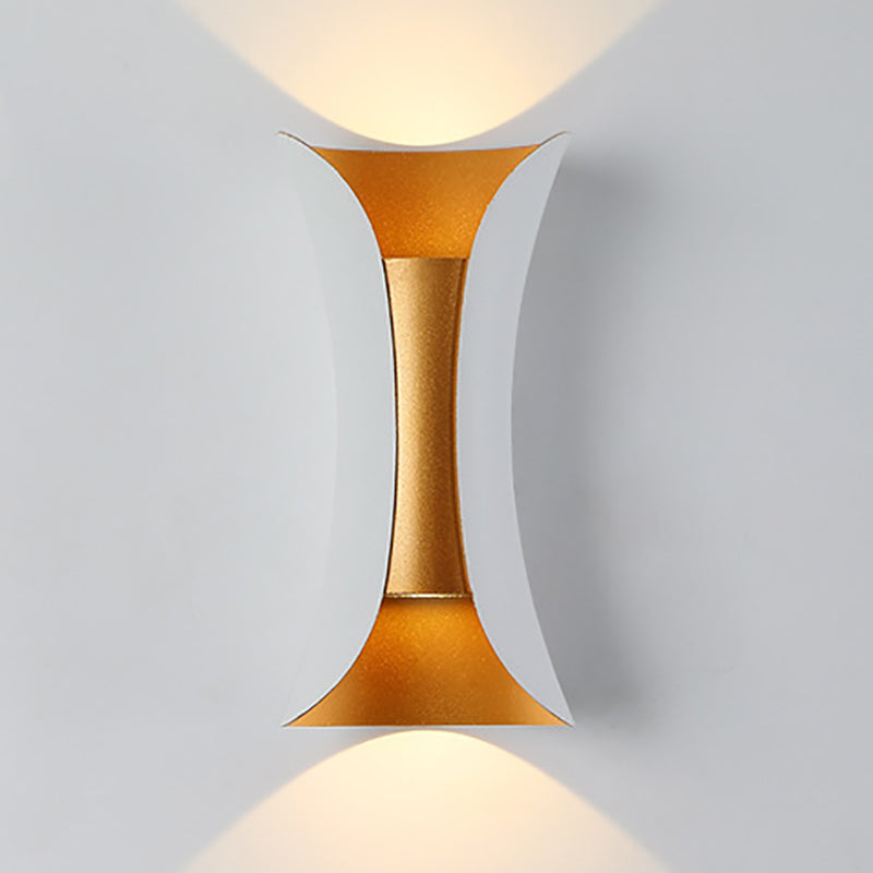 Modern Wall Washer Lighting Minimalist Metallic LED Wall Sconce for Sitting Room