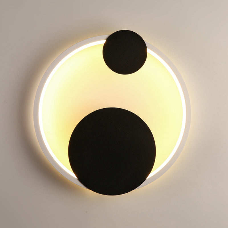 Metal Geometric Shape Wall Light Modern 1 Light Wall Mount Fixtures