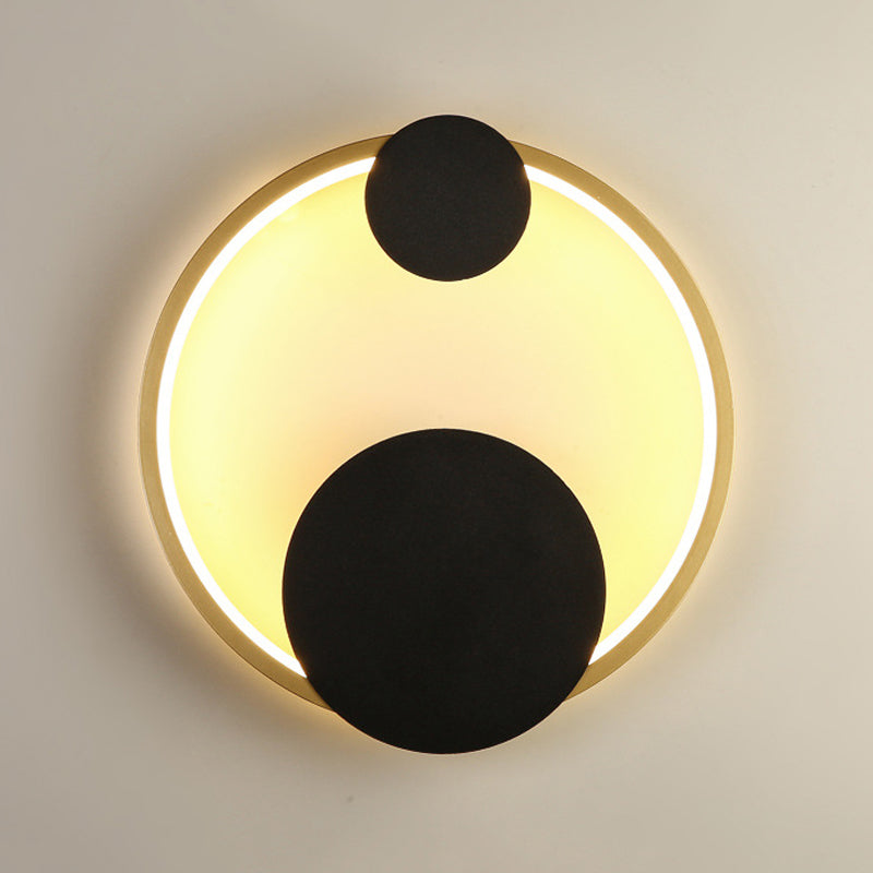 Metal Geometric Shape Wall Light Modern 1 Light Wall Mount Fixtures