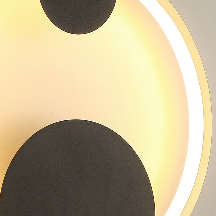 Metal Geometric Shape Wall Light Modern 1 Light Wall Mount Fixtures