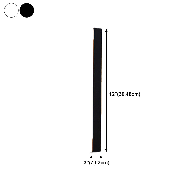 Linear Shape Metal Wall Light Modern Style 1-Light Wall Mount Fixtures