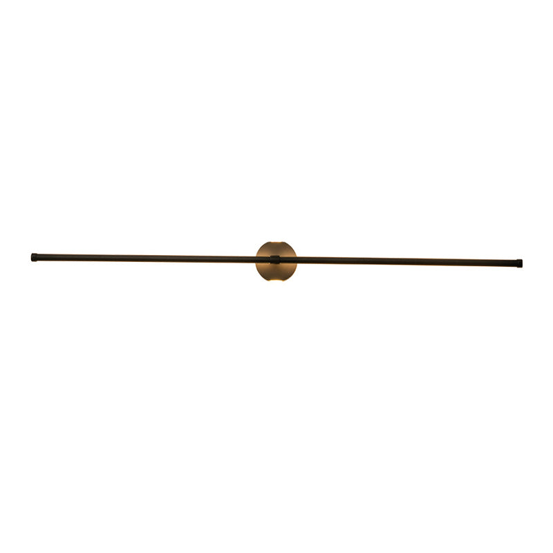 Metal Linear Shape Wall Light Modern 3 Lights Wall Mount Fixtures