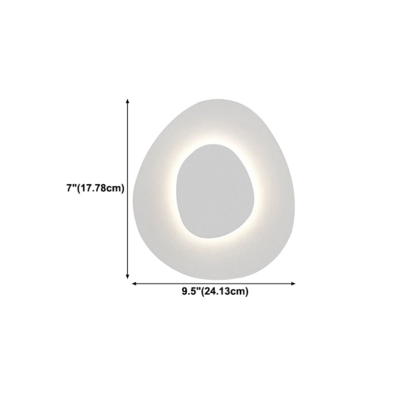 Modern Style Geometry Shape Wall Sconce Metal Light Sconces for Bedroom