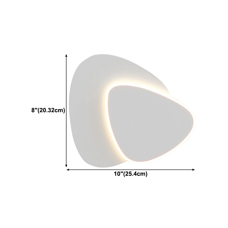 Modern Style Geometry Shape Wall Sconce Metal Light Sconces for Bedroom
