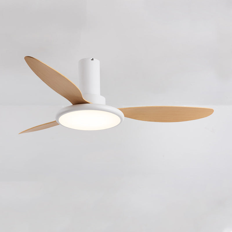 Unique Shape Ceiling Fan Light Kids Style Metal Single Light Ceiling Fan Lamp