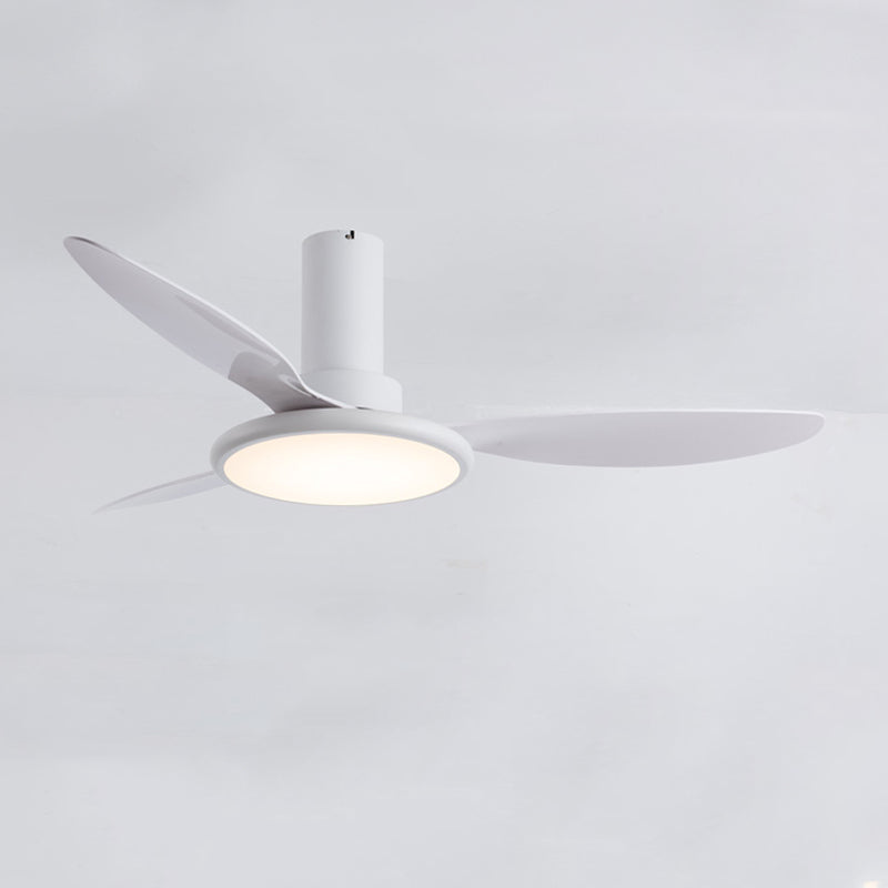 Unique Shape Ceiling Fan Light Kids Style Metal Single Light Ceiling Fan Lamp