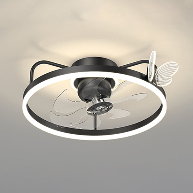 Modern Style Ceiling Fan Lamp Metal Ceiling Fan Lighting for Bedroom