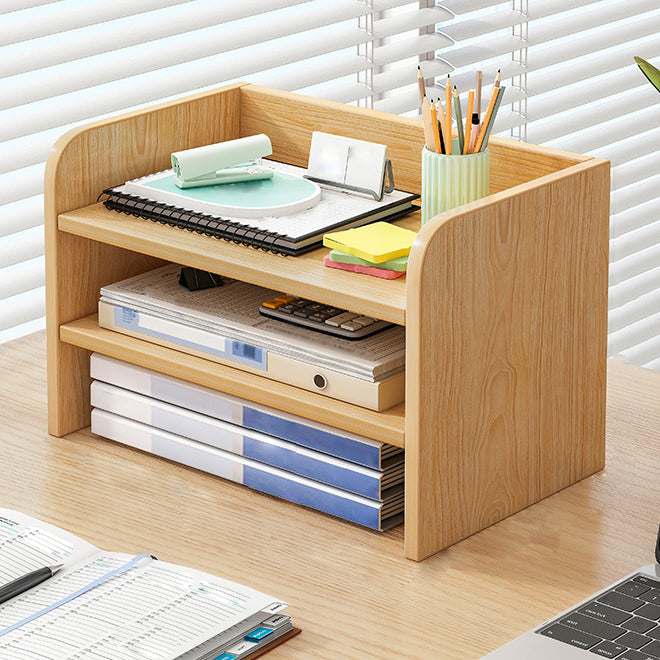 Contemporary Bookcase Closed Back Shelf Bookcase for Study Room