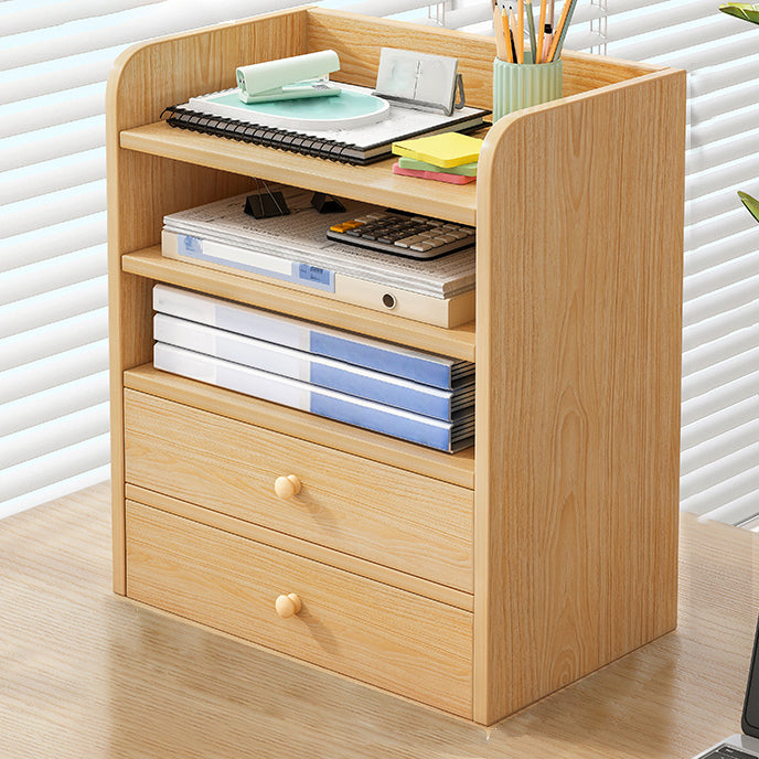 Contemporary Bookcase Closed Back Shelf Bookcase for Study Room