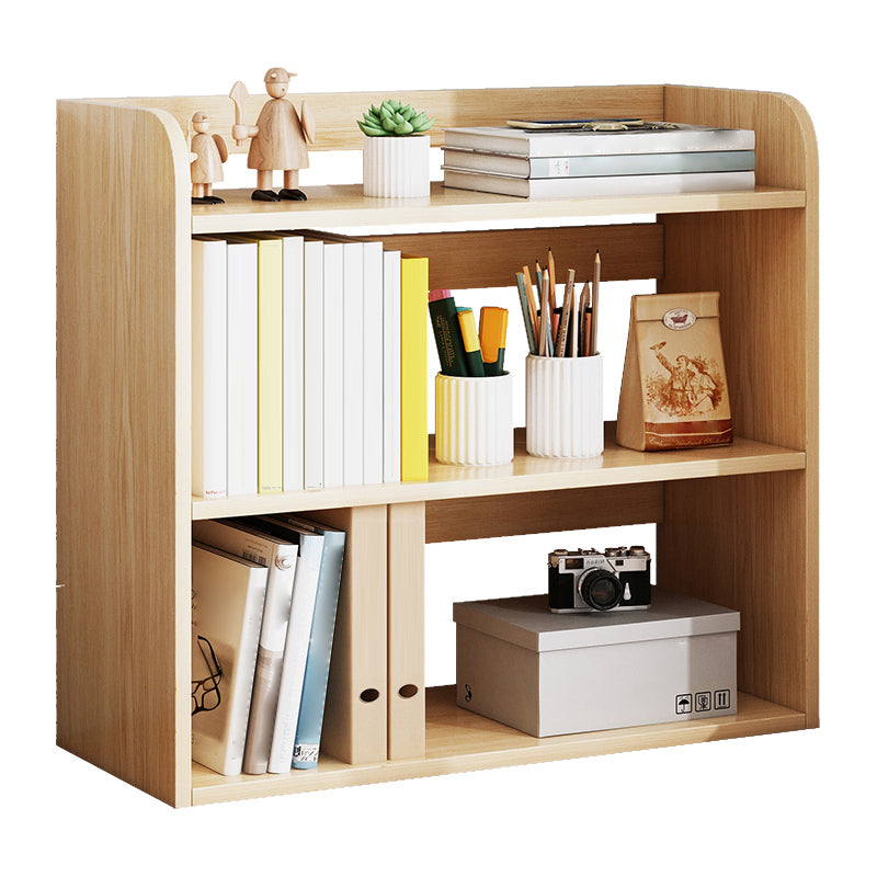 Light Brown Modern Style Bookshelf Engineer Wood Bookcase for Home