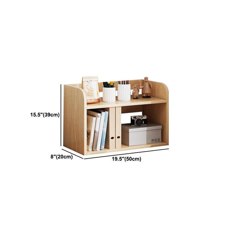 Light Brown Modern Style Bookshelf Engineer Wood Bookcase for Home