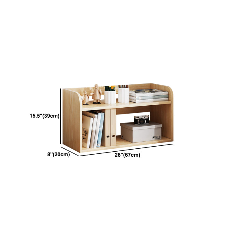Light Brown Modern Style Bookshelf Engineer Wood Bookcase for Home
