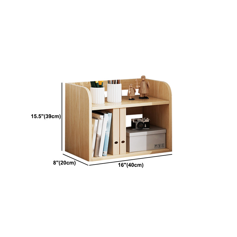 Light Brown Modern Style Bookshelf Engineer Wood Bookcase for Home