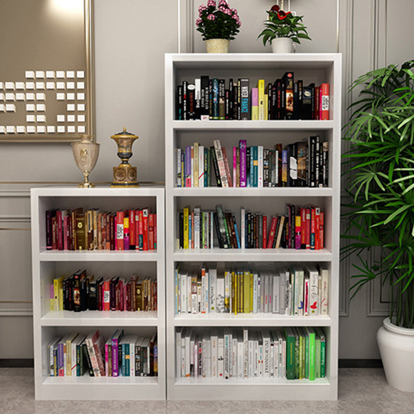 White Modern Style Bookshelf Engineer Wood Bookcase for Home