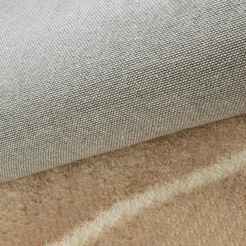 Brauner, lässiger Teppich, Polyester-Farbstück-Teppich, rutschfester Teppich für die Inneneinrichtung