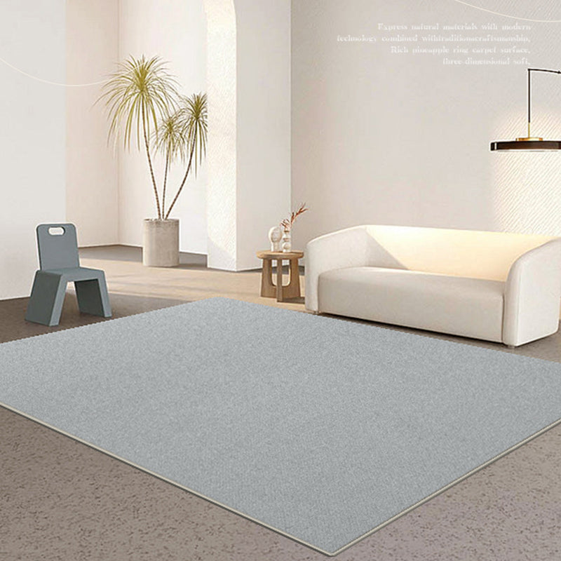 Beige modern tapijt, polyester, puur kleur, binnentapijt, wasbaar tapijt voor woondecoratie